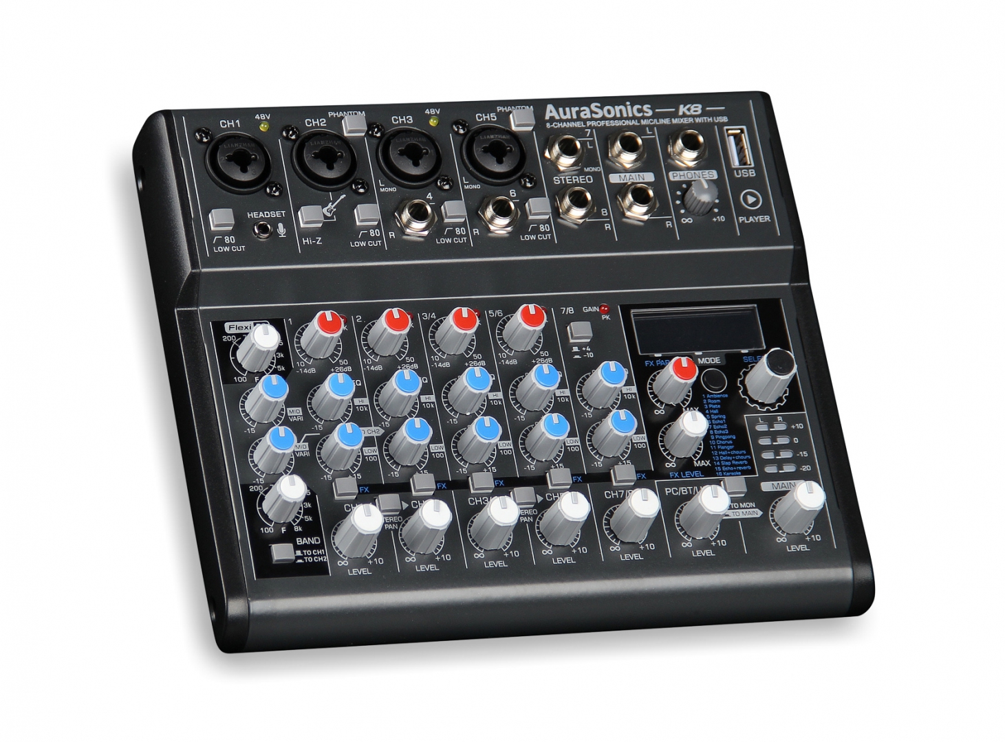 AuraSonics K8 компактный микшерный пульт в Ивановской области