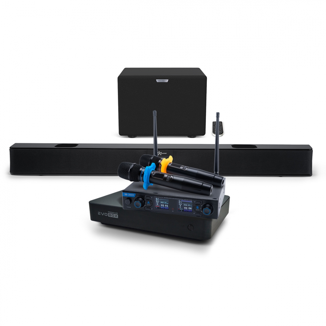 Hi-End караоке-система EVOBOX Premium + EvoSoundBar (саундбар с караоке) в Ивановской области