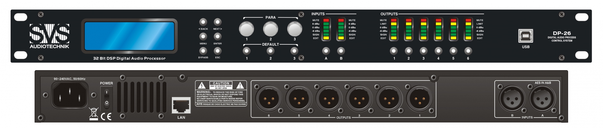 SVS Audiotechnik DP-26 Цифровой процессор: 2 входа 6 выходов в Ивановской области