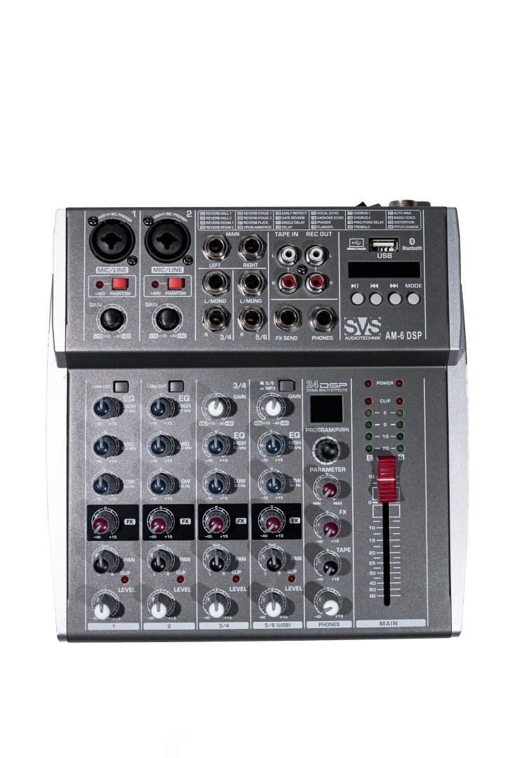 SVS Audiotechnik mixers AM-6 DSP Микшерный пульт аналоговый, 6-канальный SVS Audiotechnik mixers в Ивановской области