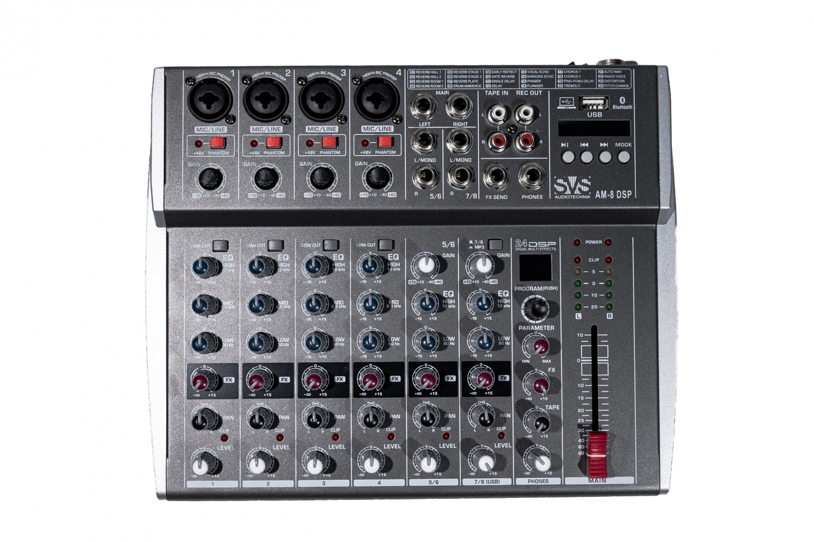 SVS Audiotechnik mixers AM-8 DSP Микшерный пульт аналоговый, 8-канальный в Ивановской области